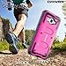 COVRWARE Samsung Galaxy J3 / Galaxy Amp Prime / Express Prime - [Aegis Series] Heavy Duty Full-body with Built-in [ Screen Protector ] Rugged Holster Armor Case & Belt Swivel Clip [Kickstand] - Pink