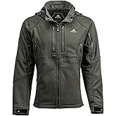 Pnuma Outdoors Waypoint Caza Jacket, Windproof, Water Repellent, Odor Control, Camo, Removable Hood, 5 Pockets (WP-JK-CZ)