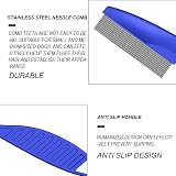 Lmyzcbzl 4-Piece Lice Comb Kit - Metal & Plastic Double Sided Combs view 5