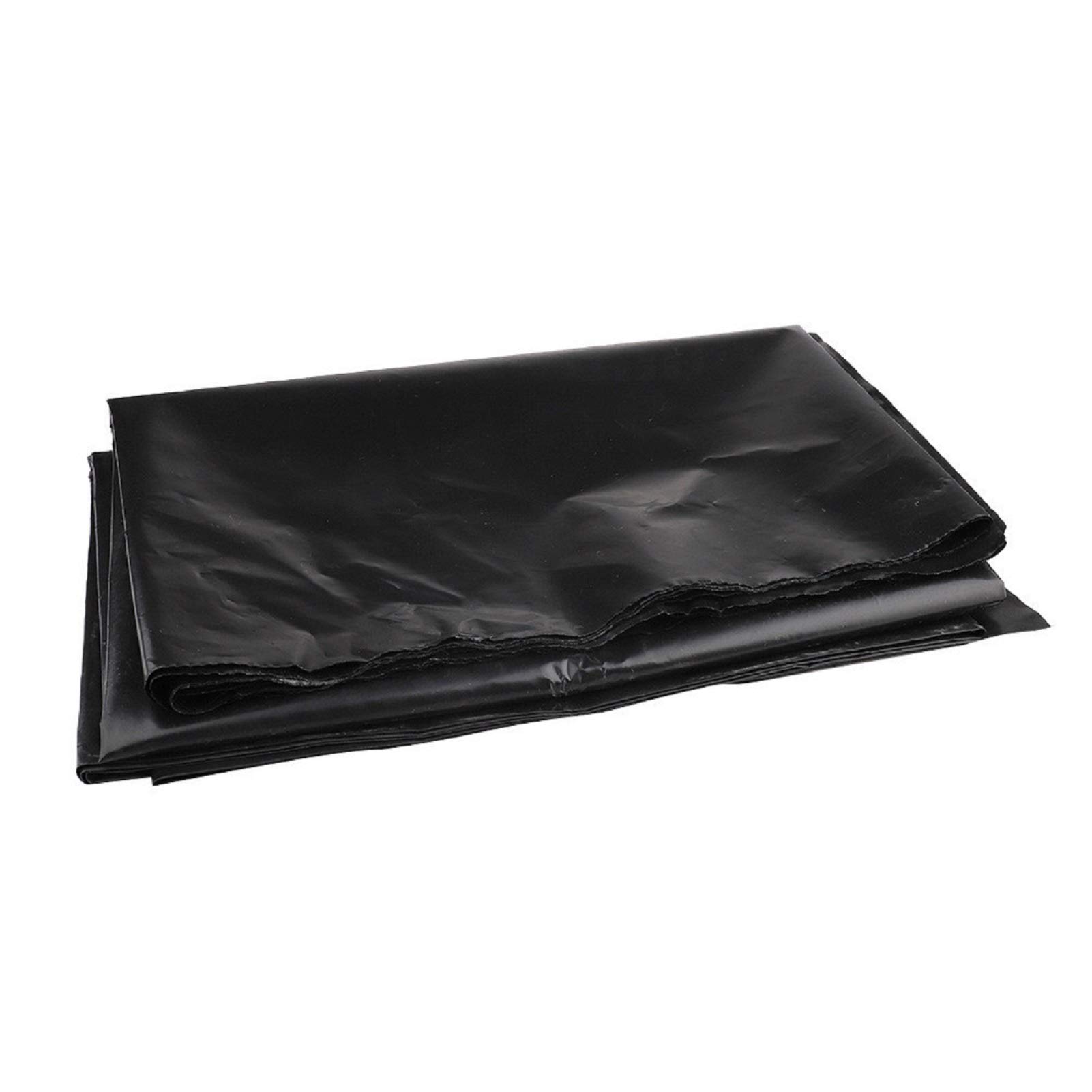 luckything Pond Liner Foldable Rubber Black Pond Tarps, Garden Waterfall Skin Membrane For Ponds Streams Fountains Waterfall Water Gardens (1.5X2m)