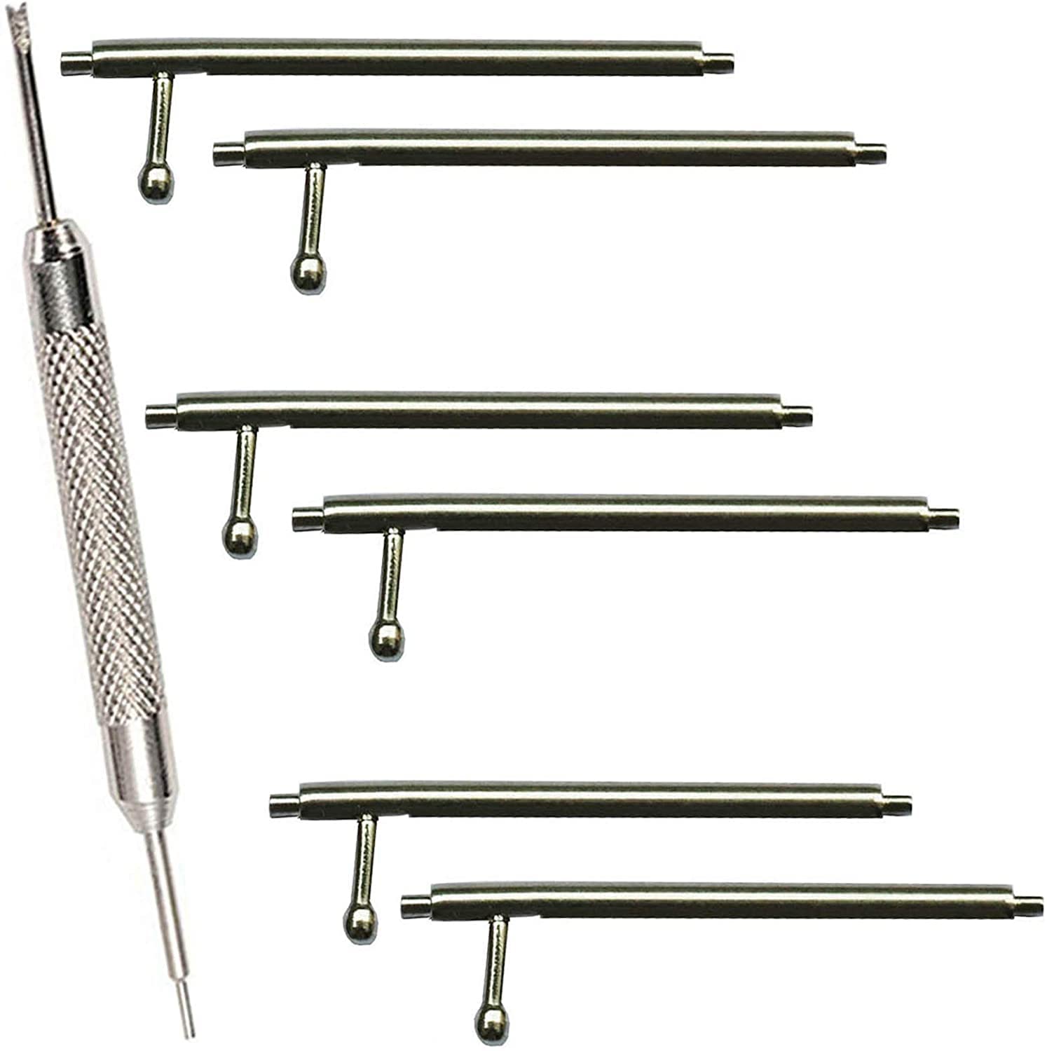 OTOPO Compatible with Versa/Versa 2 Pins Stainless Steel 23mm Quick Release Spring Bars Pins 4PCS Diameter 1.5mm with Spring Bar Tool