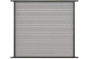 GUARDIAN BUILT Guardian Steel Pet Grille (36 Inch, Brown) Rv Screen Door Protector for Dogs Pets Cats Scratch Protector Replacement Screen Door Guard Pet Proof Screen Door