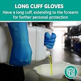 Ansell AlphaTec 37-310 Nitrile Gloves Medium Blue 12 Pairs Chemical Protection view 5