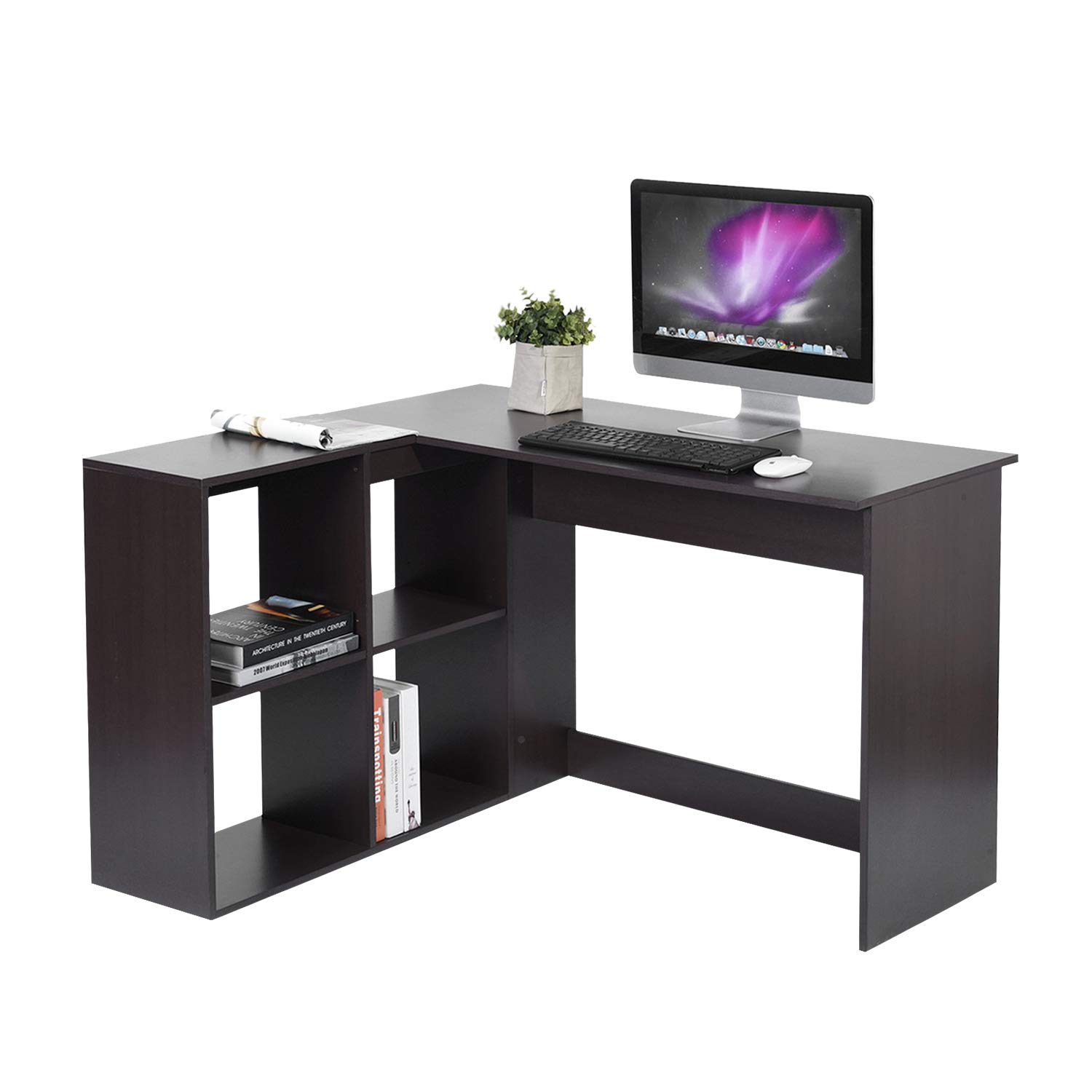 Buy GreenForest L Shaped Corner Desk, Modern Computer Writing Desk with