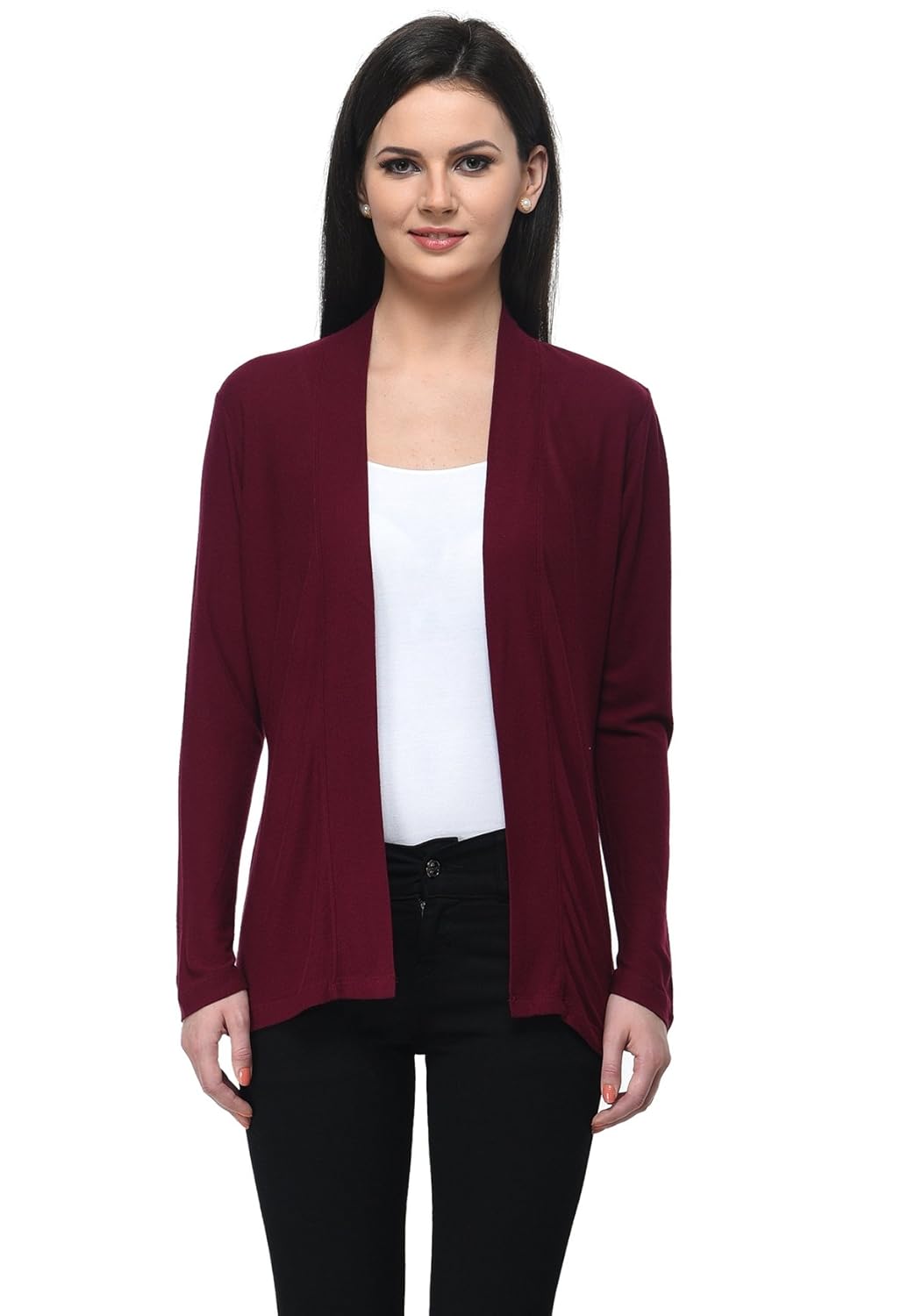 frenchtrendz women viscose crepe shrug