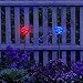 Solar Rose Lights Holiday Outdoor Decoration Color Changing Rose Flower Pathway Garden Stakes for Christmas Thanksgiving Patio Lawn Yard Path Decor by SolarDuke (2 Pack)