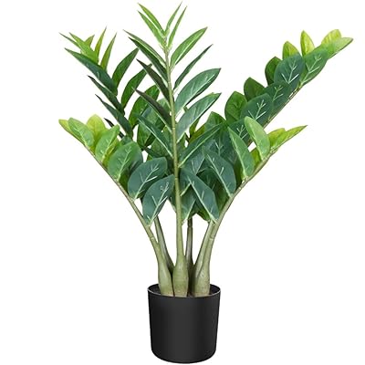 CROSOFMI Artificial ZZ Plant 22.6 Inches Fake Jordan | Ubuy