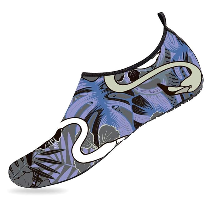 Amazon.com: Breathable Barefoot Aqua Socks Flamingo 2 Mens ...