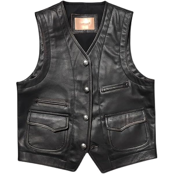 Amazon.com: Iconic Harley HD Men's Passing Link Leather Biker Vest