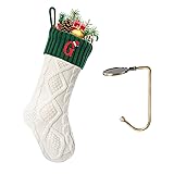 VRFASHION Christmas Stockings with Initials, Letter