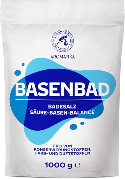 AROMATIKA Alkaline Bath Soak 1000g - Relaxing Skin Hydration & Fatigue Relief