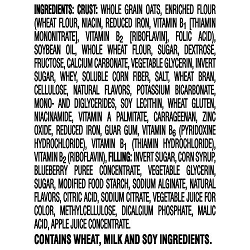 NUTRI-GRAIN BREAKFAST BARS, MADE WITH 10G WHOLE GRAINS, SNACK BARS, BLUEBERRY, 10.4OZ BOX (8 COUNT)