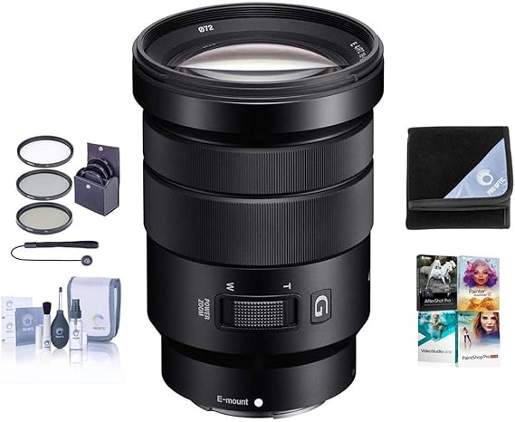 Sony E Pz 18 105mm F4 0 G Oss E Mount Lens Bundle With 72mm Filters Pro Software Camera Photo Amazon Com