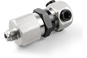 Bevinsee Oil Pressure Sensor Adapter Compatible with Honda Acura K Series K20 K24 1/8 BSPT Thread