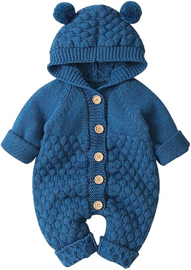 baby knitted snowsuit