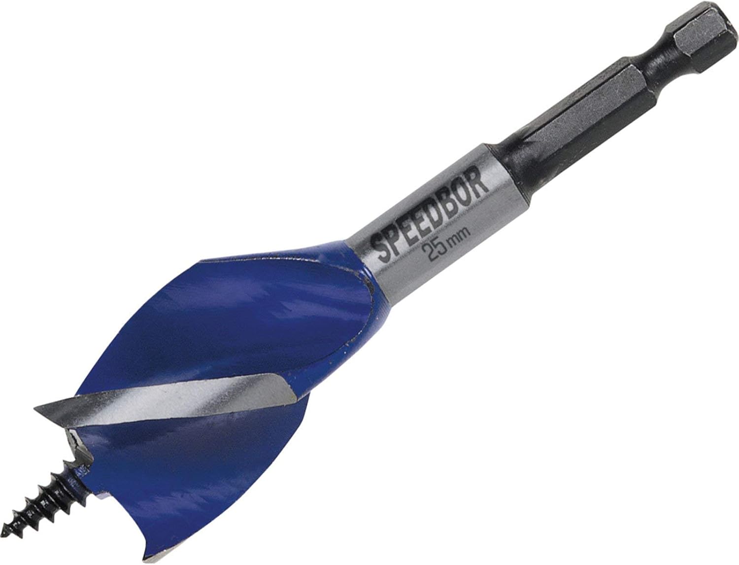 Blue Groove 6X Stubby Wood Bit 25 x 100mm, Multi-coloured, 25 mm x 100 mm - Image 3