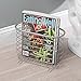 InterDesign Forma Newspaper and Magazine Rack for Bathroom, Office, Den - Brushed Stainless