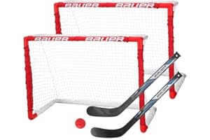 PG SPORTS Bauer Mini Knee Hockey PVC Goal Set (2 Pack)