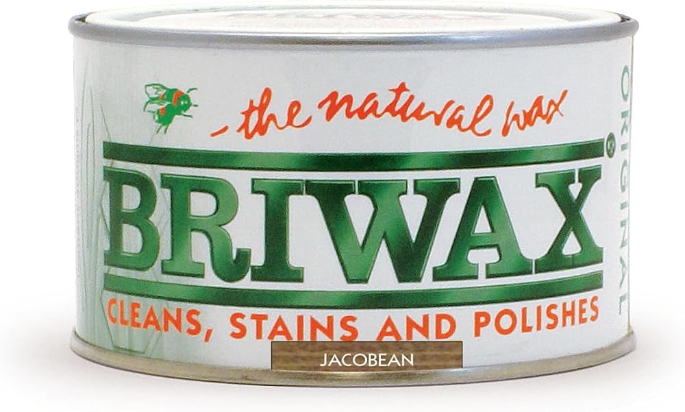 Briwax Original Jacobean 400g Wood Wax Polish Multi-Shade Furniture Restoration
