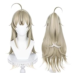 maysuwell Anime Cosplay Wigs Long Brown Straight