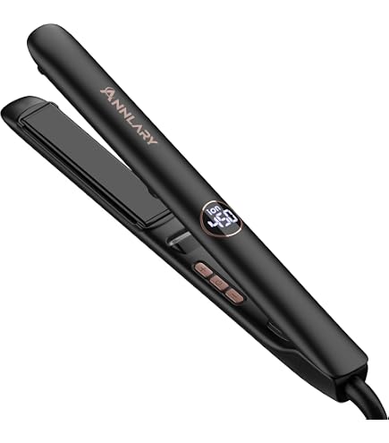 Amazon.com : Luxe Digital Hair Straightener 1'' Ceramic Flat Iron