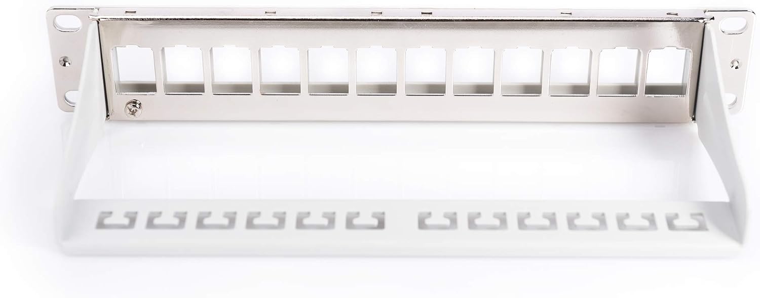 DIGITUS Modular Patch Panel, 12-port, Grey, Patch-Panel - Modular - 12 Port - Image 5