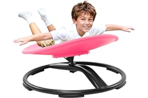 Zhenx Spinning Chair for Autistic Kids (3-18 Years), Sensory Swivel Chair for Teens with ADHD/Autism – 21×19 Inch 220LBS Weig