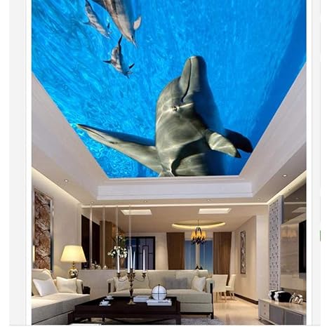 Amazon Com Pbldb Custom 3d Wallpaper 3d Ceiling Wallpaper Murals
