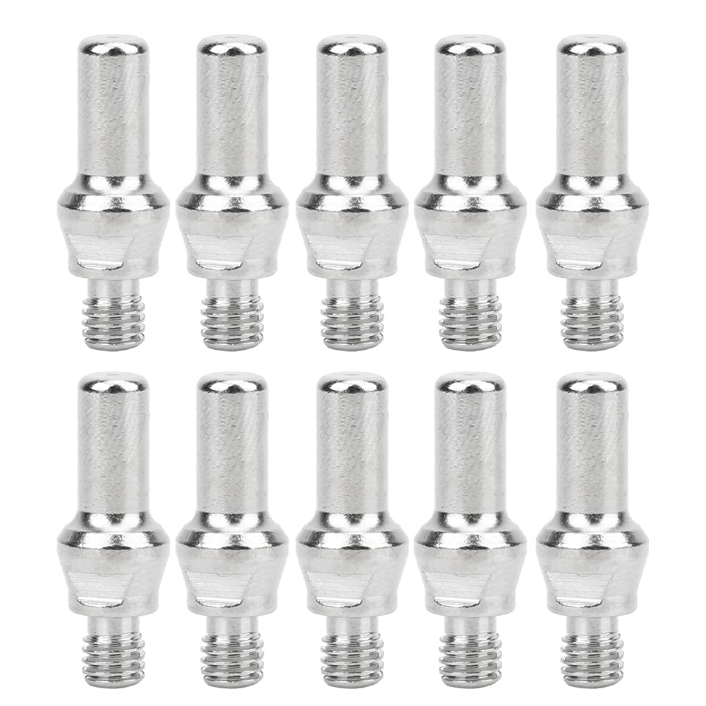 Plasma Torch Nozzle, 10pcs Red Copper Hole Electrode Cutting Consumables for PT-40/60 Plasma Torch