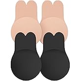 Sticky Bra Backless Strapless Bras, Invisible Comfortable Adhesive Push Up Bra Breast Lift Pasties Reusable