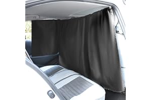 JEYEOU Set of 3 Car Privacy Curtains,Car Divider Curtains Automotive Sun Protection Curtains Suv Sunshade Car Camping Window Covers Car Screen Covers Car Curtains Side for Windows Travel Camping Nap Sleeping