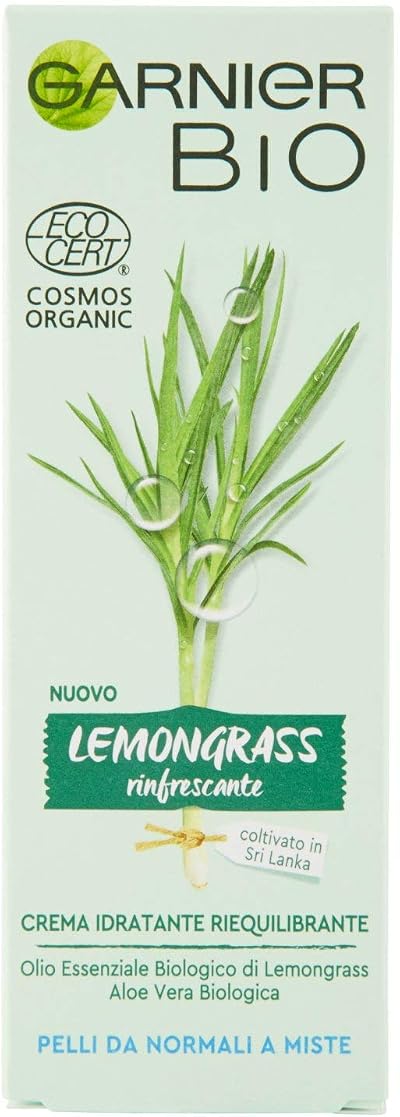 Garnier Bio Lemongrass Daily Moisturiser 50ml for Normal Combination Skin