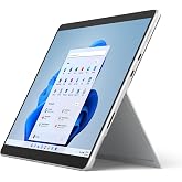 Microsoft Surface Pro 8 13" Tablet, 256GB, Platinum (Renewed) | WiFi, 2.4GHz