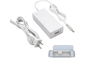 HUZUM White Power Cord Compatible with Cricut Maker 3 Cutting Machine, 24V AC DC Power Cord Replacement for Cricut Maker 3 Power Adapter and Cord - Charger Power Supply Cord
