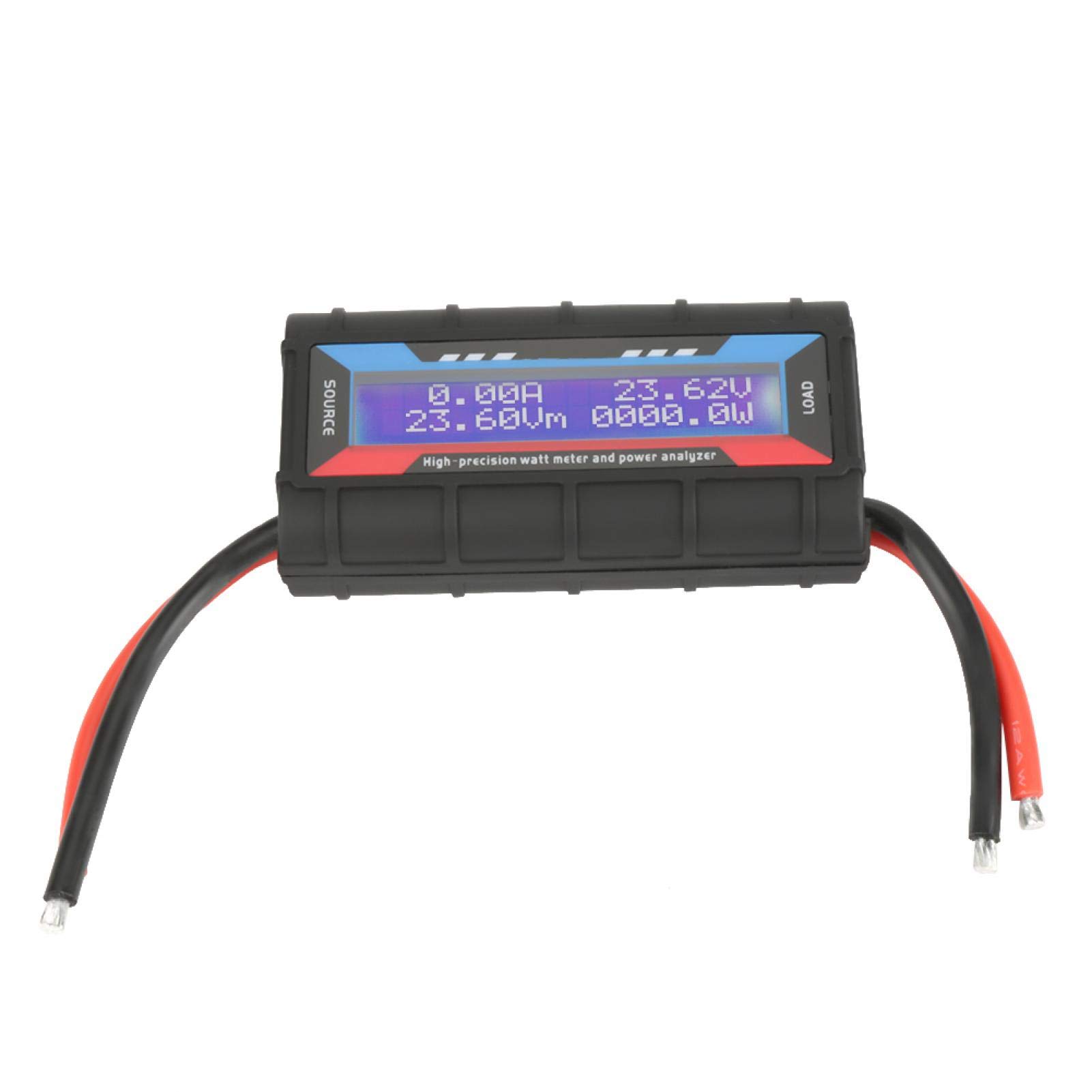 Power Meter Analyzer, 4.8V~60V 150A High Precision Amp Meter Power Analyzer 150A with LCD Display Watt Meter Voltage Monitor