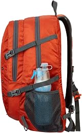 Pokarla 40L Foldable Rucksack Travel Hiking Daypack Orange Lightweight view 6