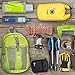 Bago Stainless Steel Double Wall Insulated Personal Water Bottle with Cover for Travel, Fishing & Camping. 1.2L Green Vacuum Infuser, Cup and Carrier for Hot Tea, Cold Alkaline Fruit Juices & More.