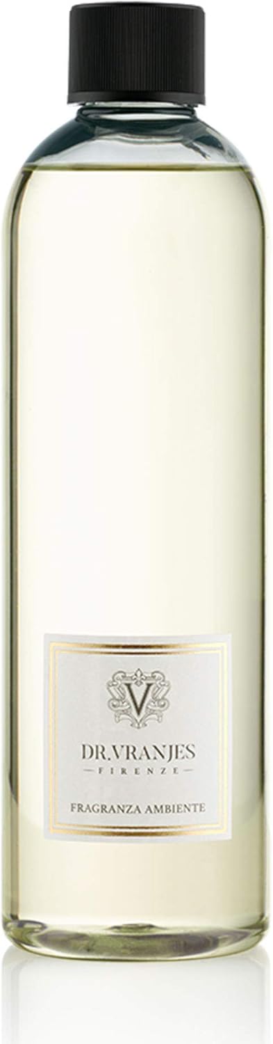 Dr. Vranjes, Ginger Lime 500 ml Refill with White Sticks, Reed Diffuser Refill, Home Fragrance, Main Scent Fruity