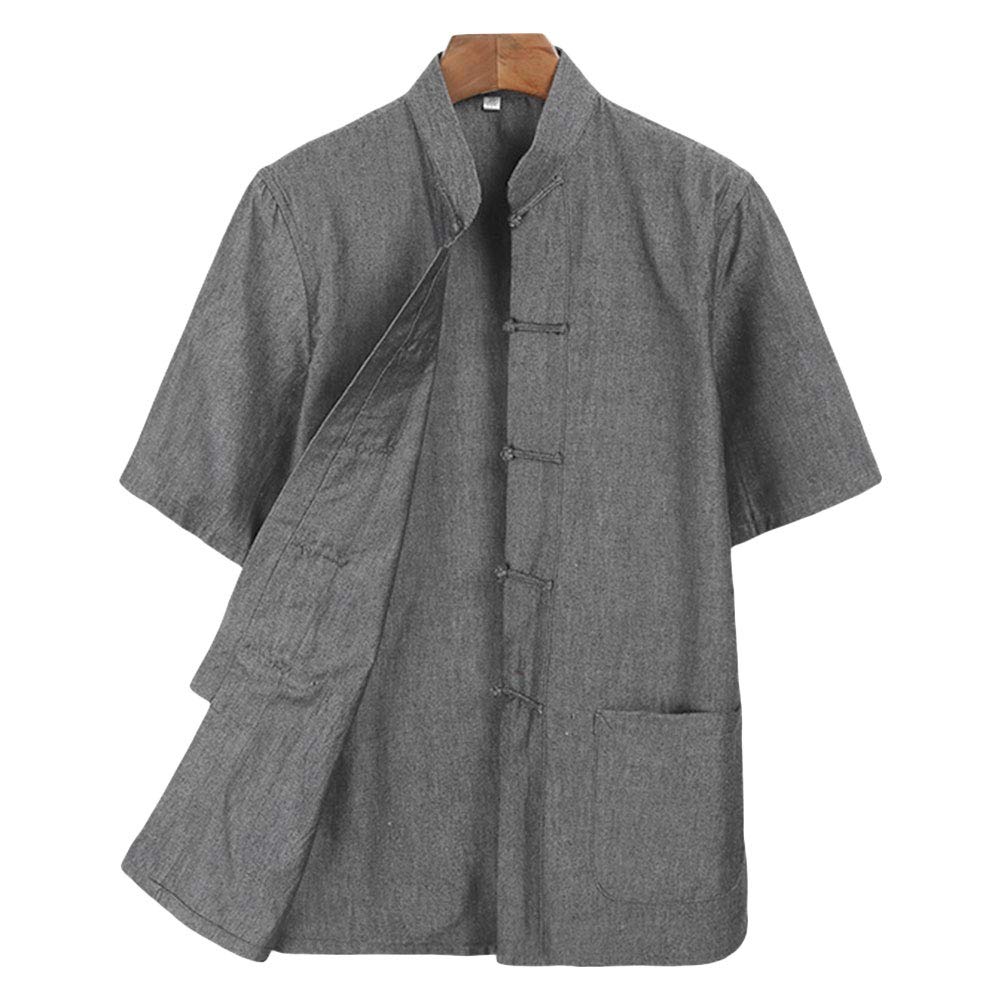 Tai Chi Clothing Wing Chun Kung Fu Clothes Short Sleeves Tang Shirt