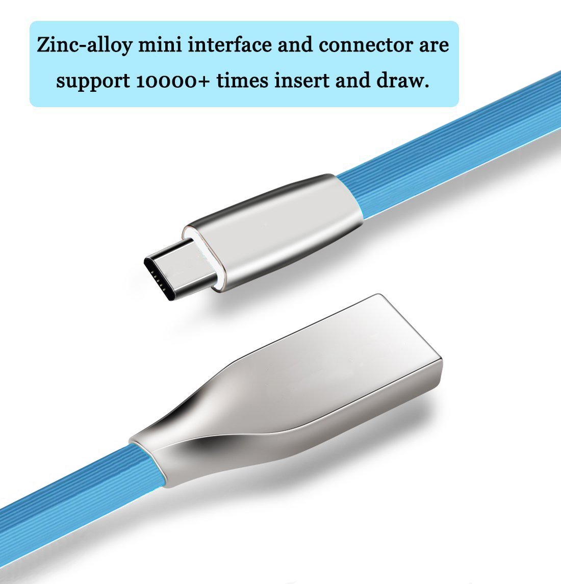 pasway Type C Cable, [5 Pack] Zinc Alloy 2.1A High Speed USB C to USB Charging Data Cable for Samsung Galaxy S8/Plus, LG G6 G5 V30 V20, Nexus 5X/6P, Nintendo Switch and More (1M)