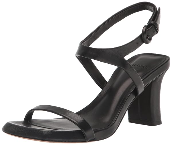 VINCE WOMENS LUELLA SLINGBACK DRESS SANDAL BLACK LEATHER...