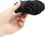 KuTi Kai 8mm Nylon Rope 10M - 32ft Durable Soft Twisted 2 Pack Black view 4