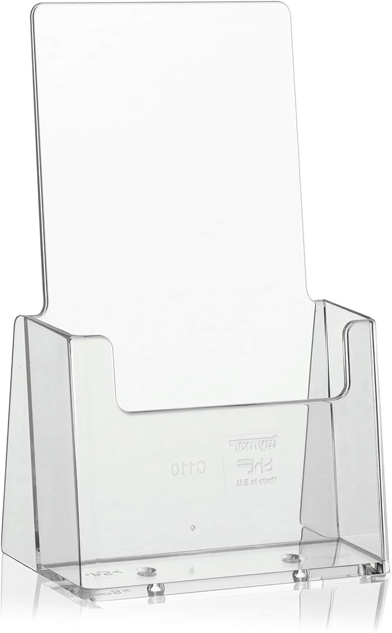 Taymar Flyer Stand Leaflet Holder DL Transparent 10.5 x 21.0 cm