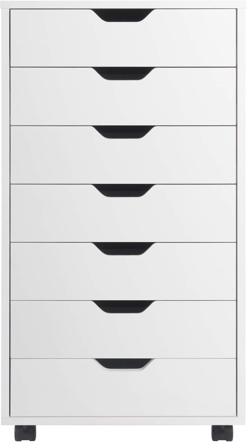 Winsome Halifax Storage/Organization, 7 drawer, White: Furniture & Decor