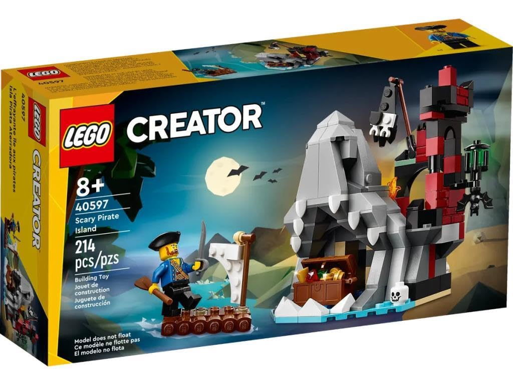 LEGO Scary Pirate Island GWP Building Set (40597, 214 pcs)