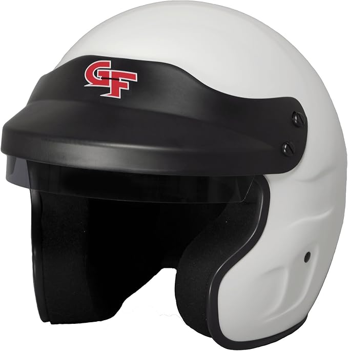 G Force 3121lrgwh Gf1 Open Face Helmet White Large