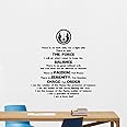 Amazon.com: Star Wars Wall Decal Quote Jedi Code Codex Vinyl Sticker ...
