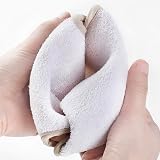 Omenluck 2Pcs Shower Gloves Rubbing Towel Back Brush Scrubber Bathing Sponges view 4