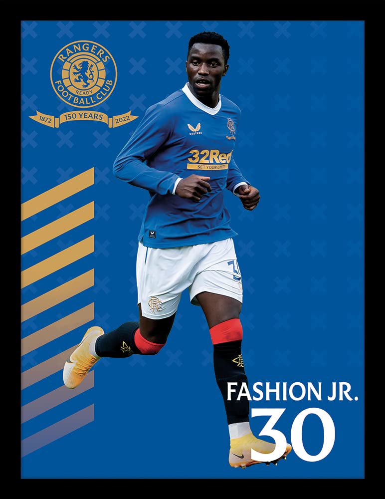 Pyramid International RANGERS F.C - FASHION JR FRAMED POSTER PRINT