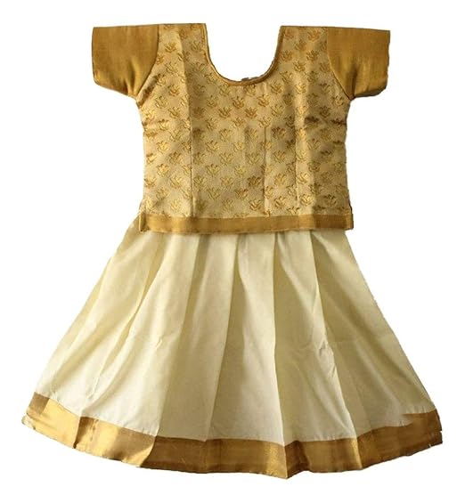 onam dress for baby girl